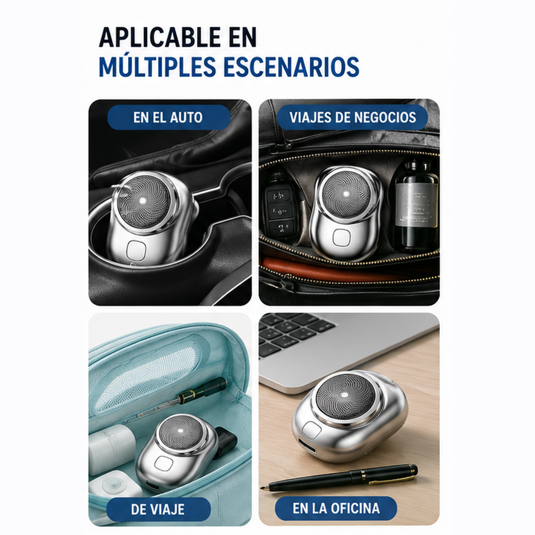 Afeitadora Eléctrica Portátil de Viaje