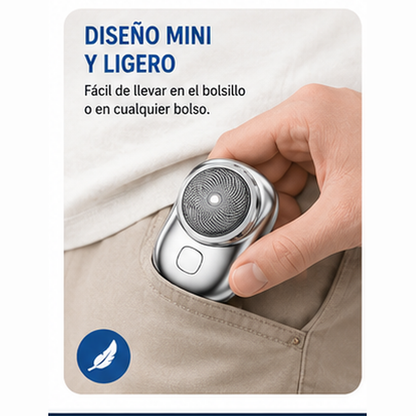 Afeitadora Eléctrica Portátil de Viaje