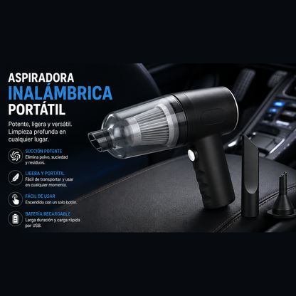 Mini Aspiradora Portátil 3 en 1