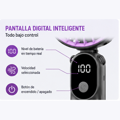 Ventilador Portátil USB Plegable