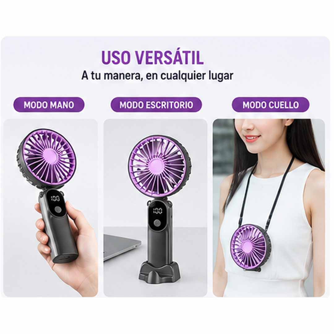 Ventilador Portátil USB Plegable